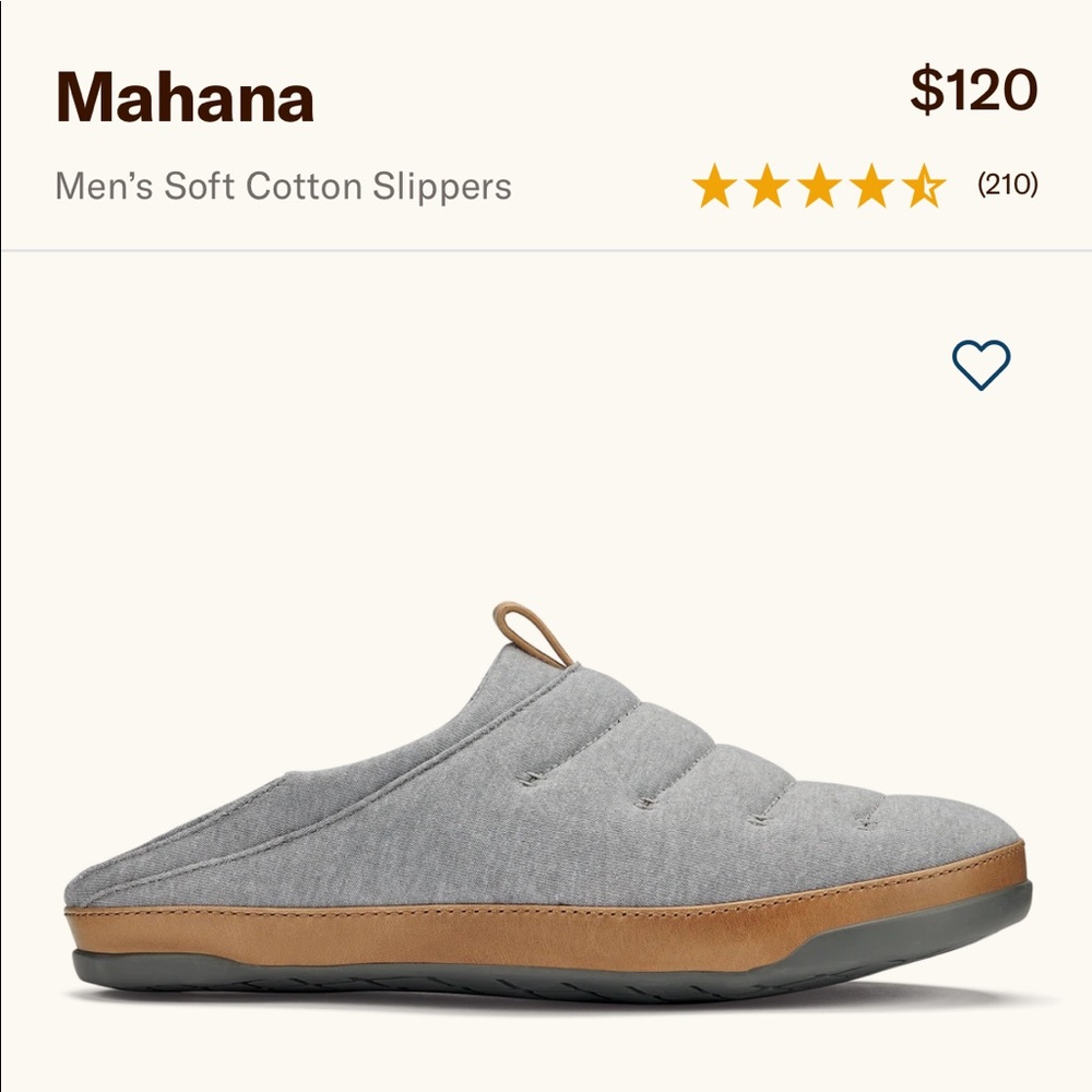 Brand new with tags and box - mens olu kai slippers in vapor